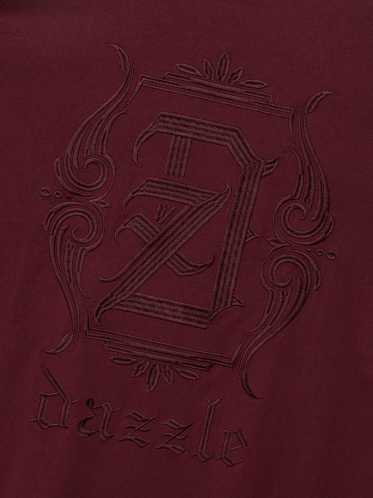 【DAZZLE】総刺繍ロゴロンT