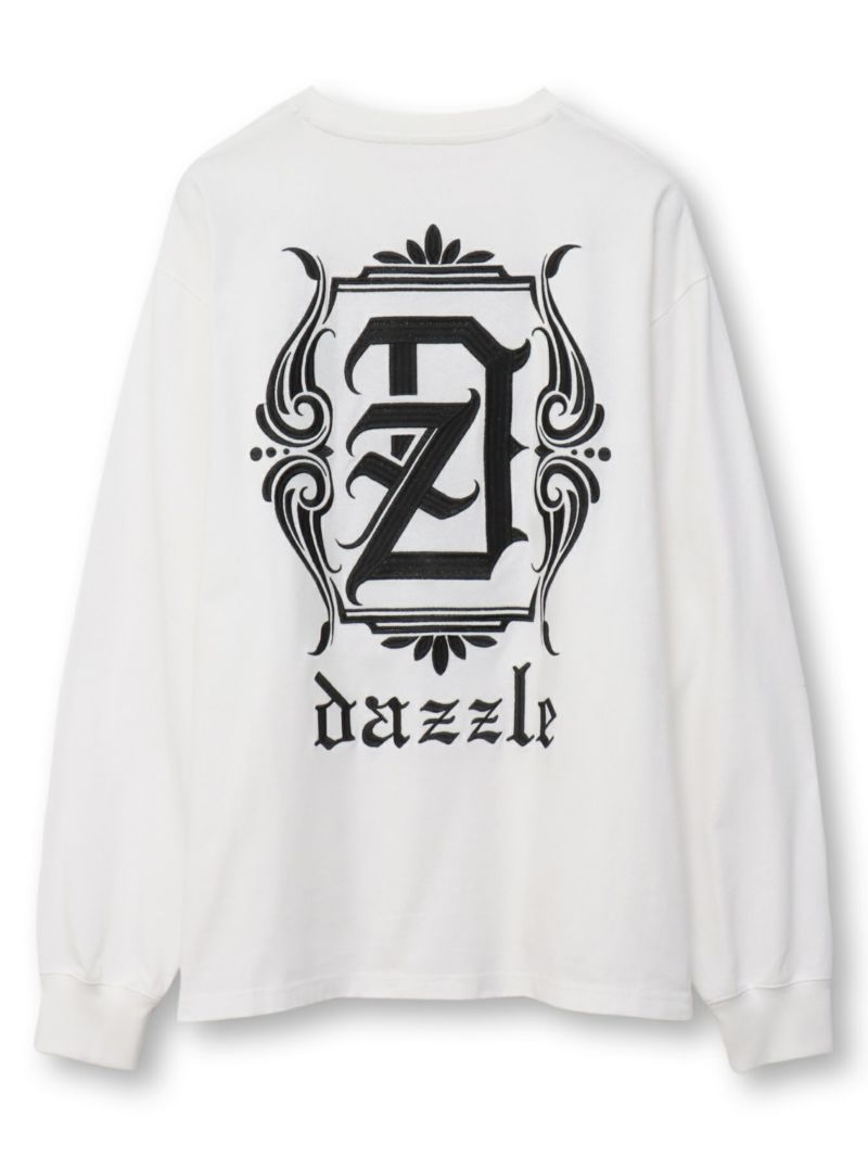 【DAZZLE】総刺繍ロゴロンT