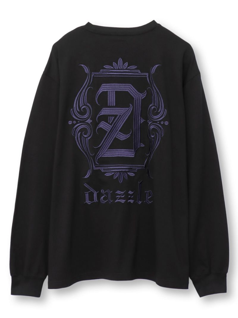 【DAZZLE】総刺繍ロゴロンT