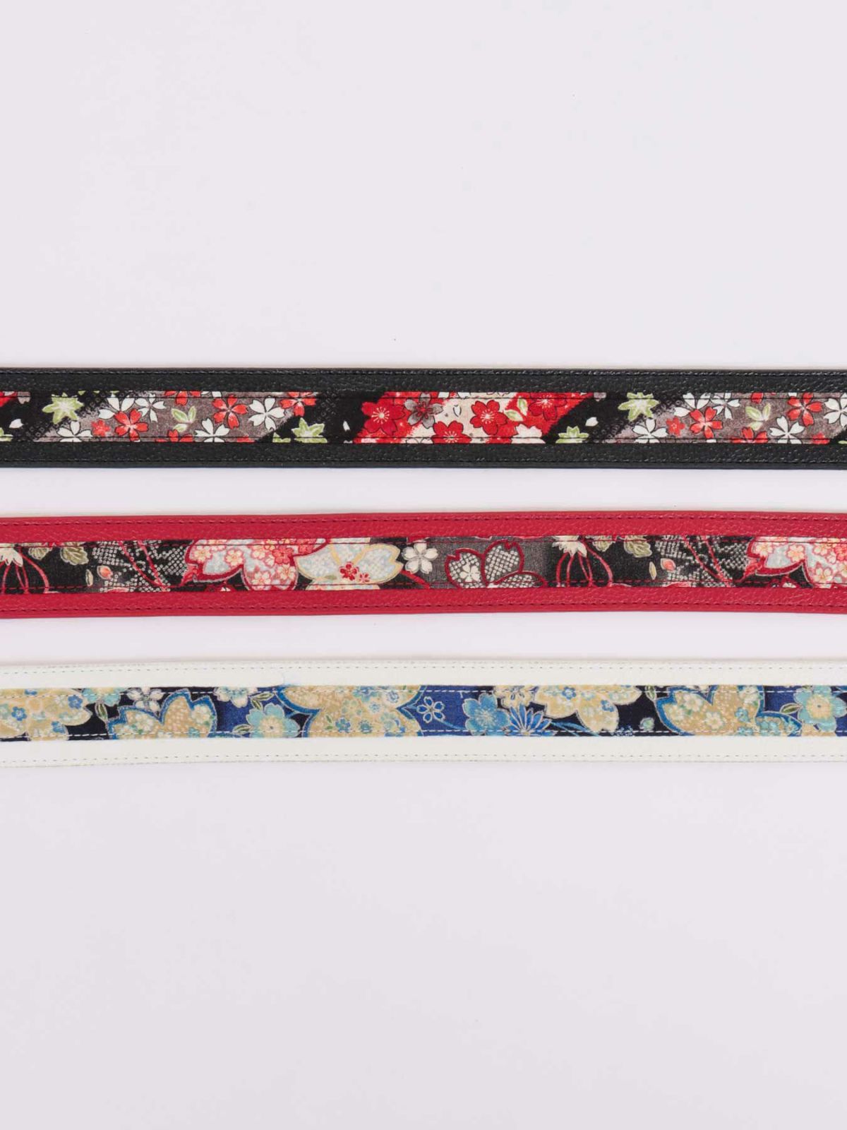 【雅結】金襴遣いクロコ切替ハトメベルト