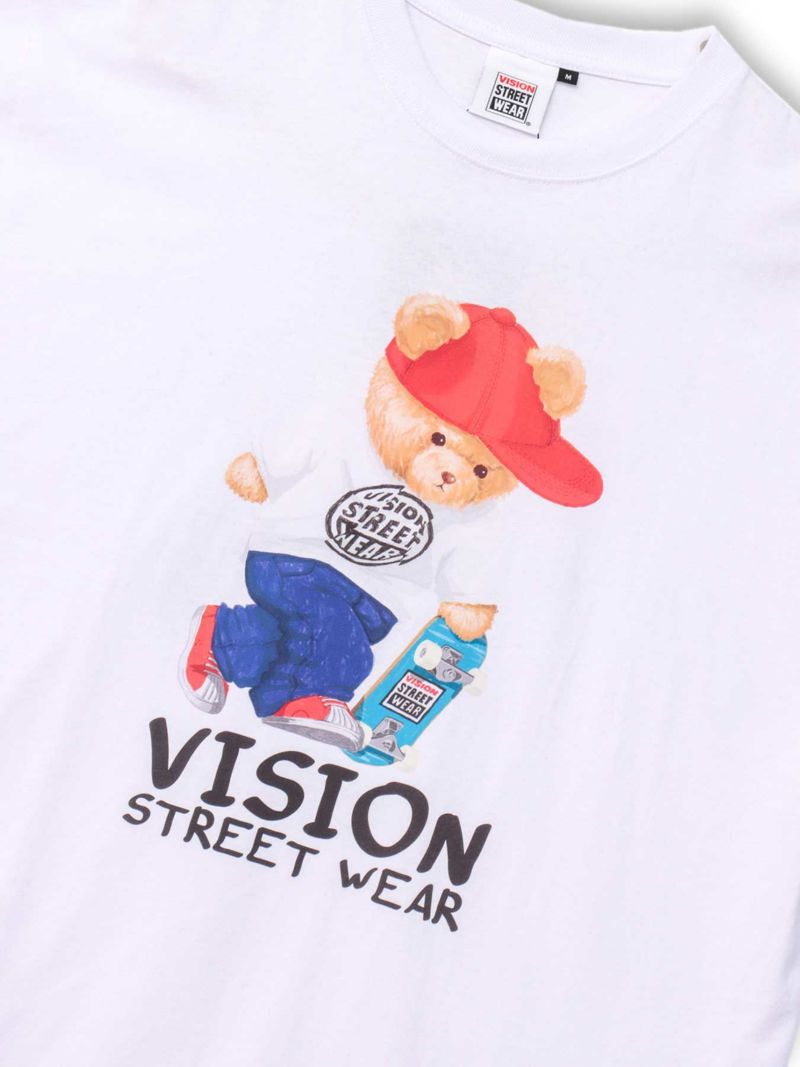 【VISION STREET WEAR】“Bear Skate”プリントTシャツ〔別注〕