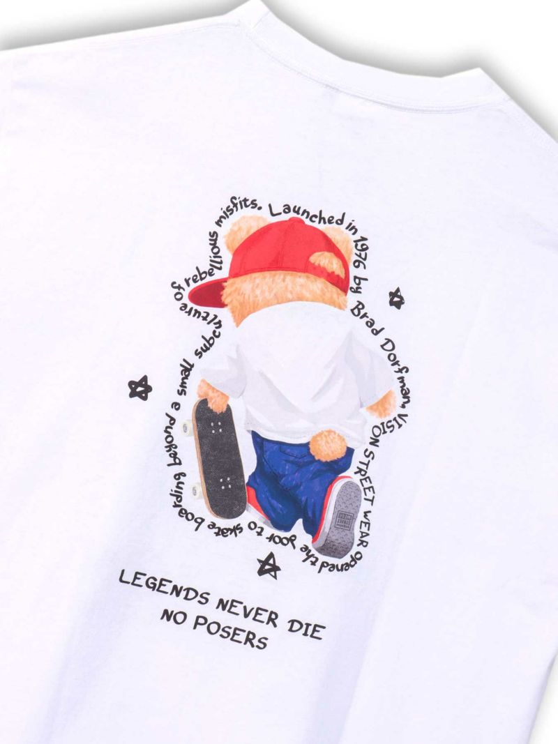 【VISION STREET WEAR】“Bear Skate”プリントTシャツ〔別注〕