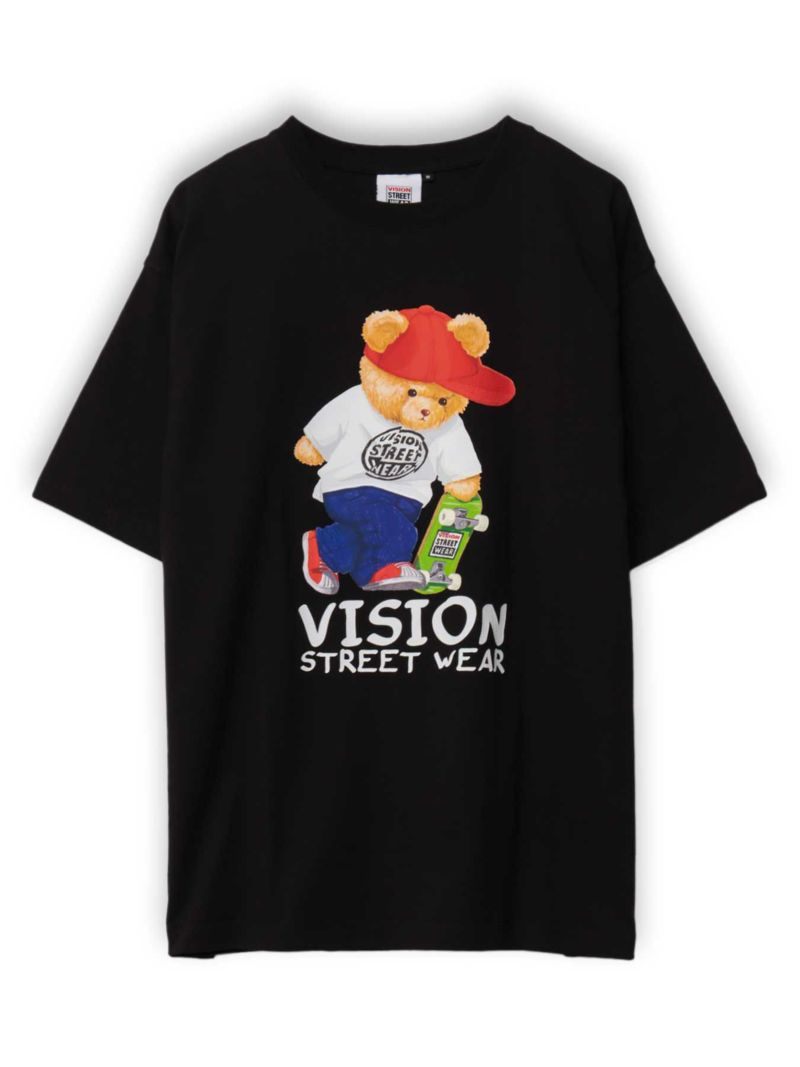 【VISION STREET WEAR】“Bear Skate”プリントTシャツ〔別注〕