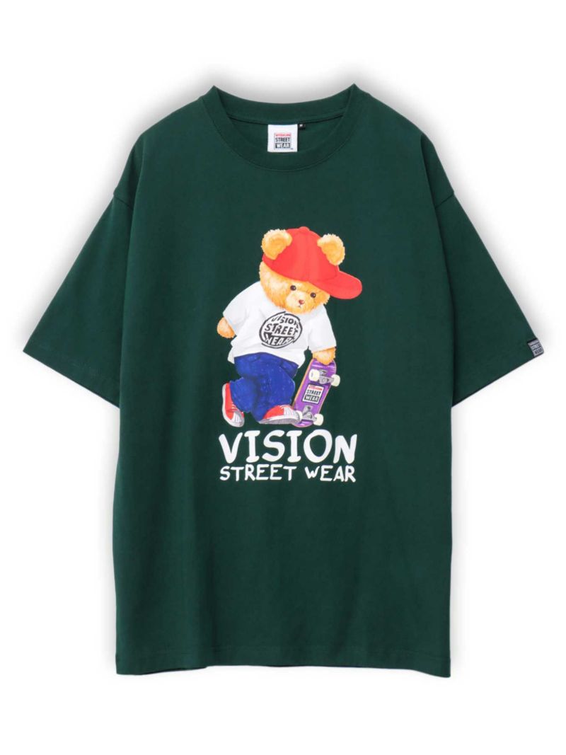 【VISION STREET WEAR】“Bear Skate”プリントTシャツ〔別注〕