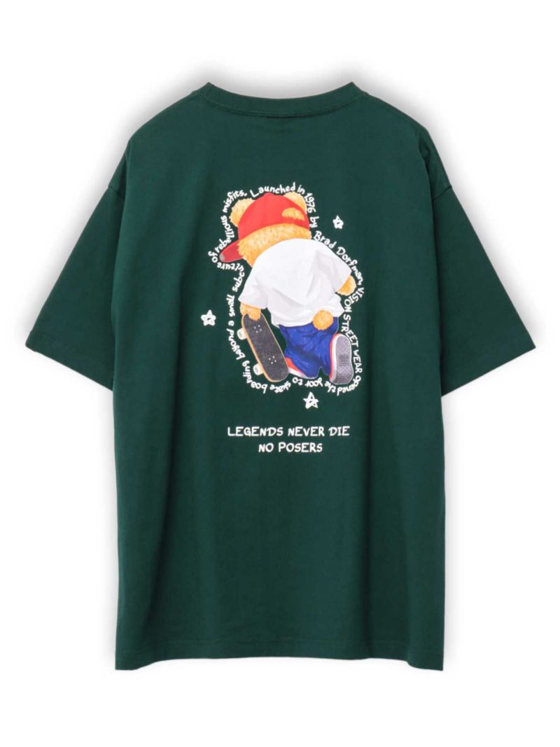 【VISION STREET WEAR】“Bear Skate”プリントTシャツ〔別注〕
