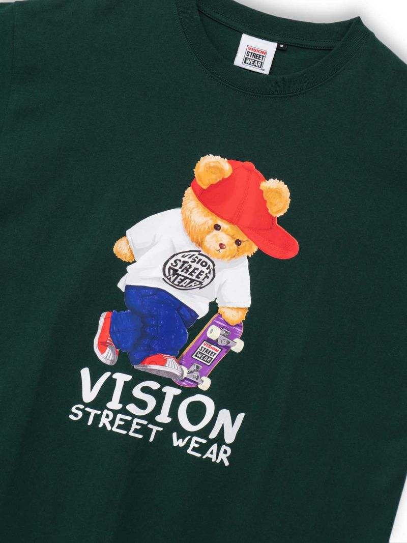 【VISION STREET WEAR】“Bear Skate”プリントTシャツ〔別注〕
