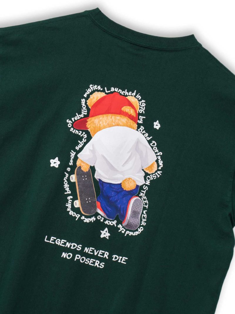 【VISION STREET WEAR】“Bear Skate”プリントTシャツ〔別注〕