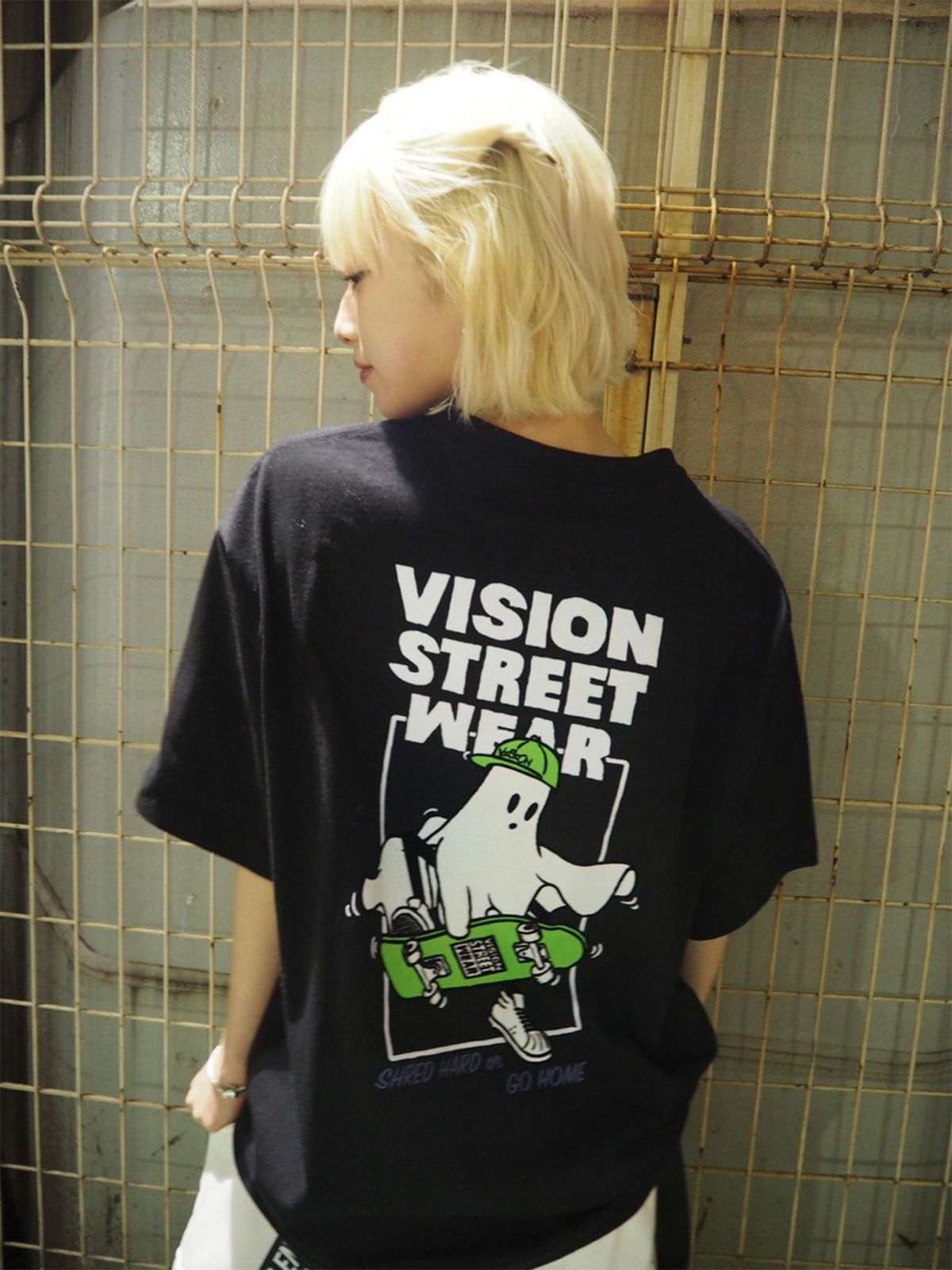 【VISION STREET WEAR】“Ghost Skate”プリントTシャツ〔別注〕