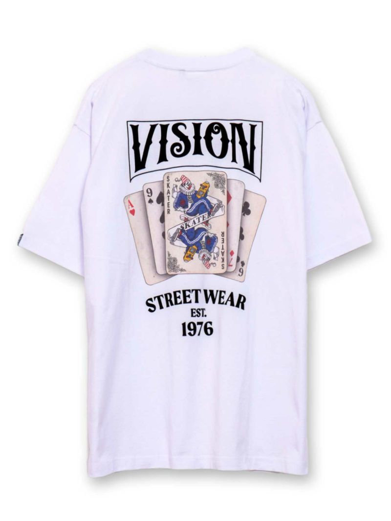 【VISION STREET WEAR】“Joker Skate”プリントTシャツ〔別注〕