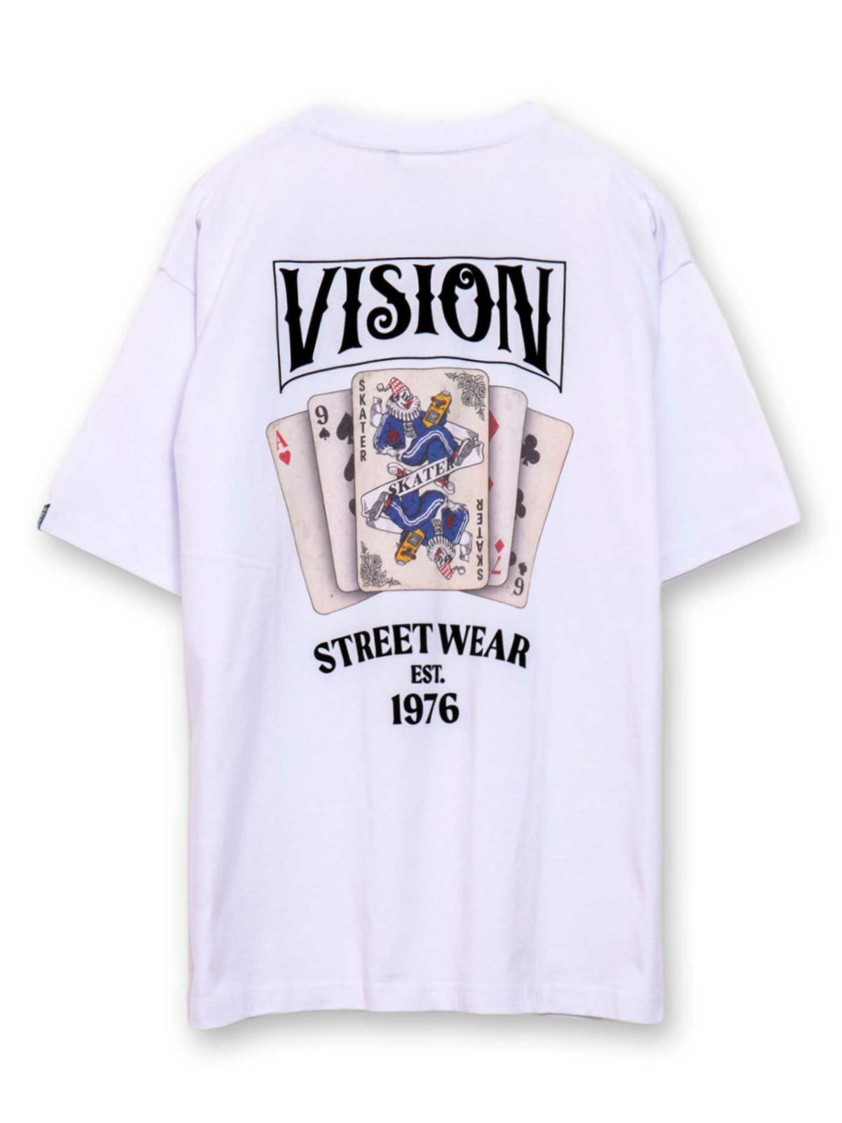 【VISION STREET WEAR】“Joker Skate”プリントTシャツ〔別注〕