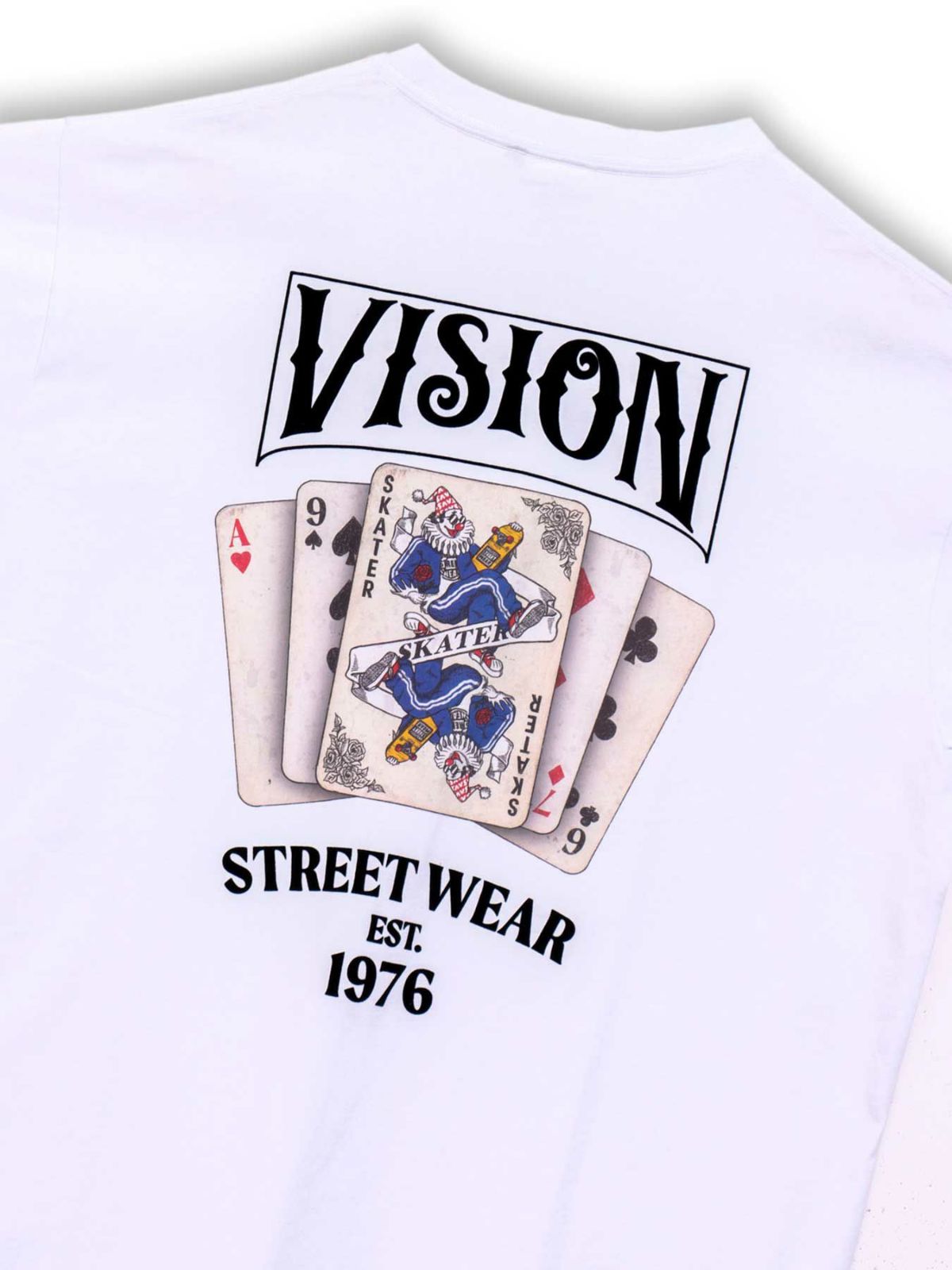 【VISION STREET WEAR】“Joker Skate”プリントTシャツ〔別注〕