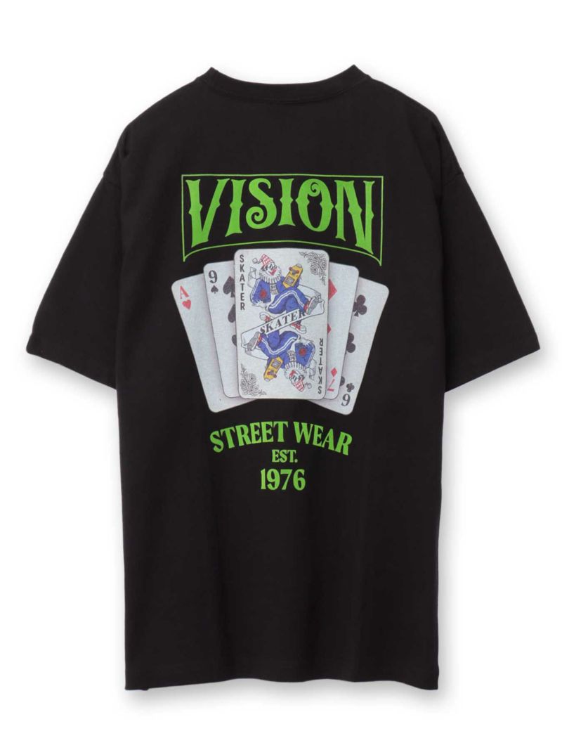 【VISION STREET WEAR】“Joker Skate”プリントTシャツ〔別注〕