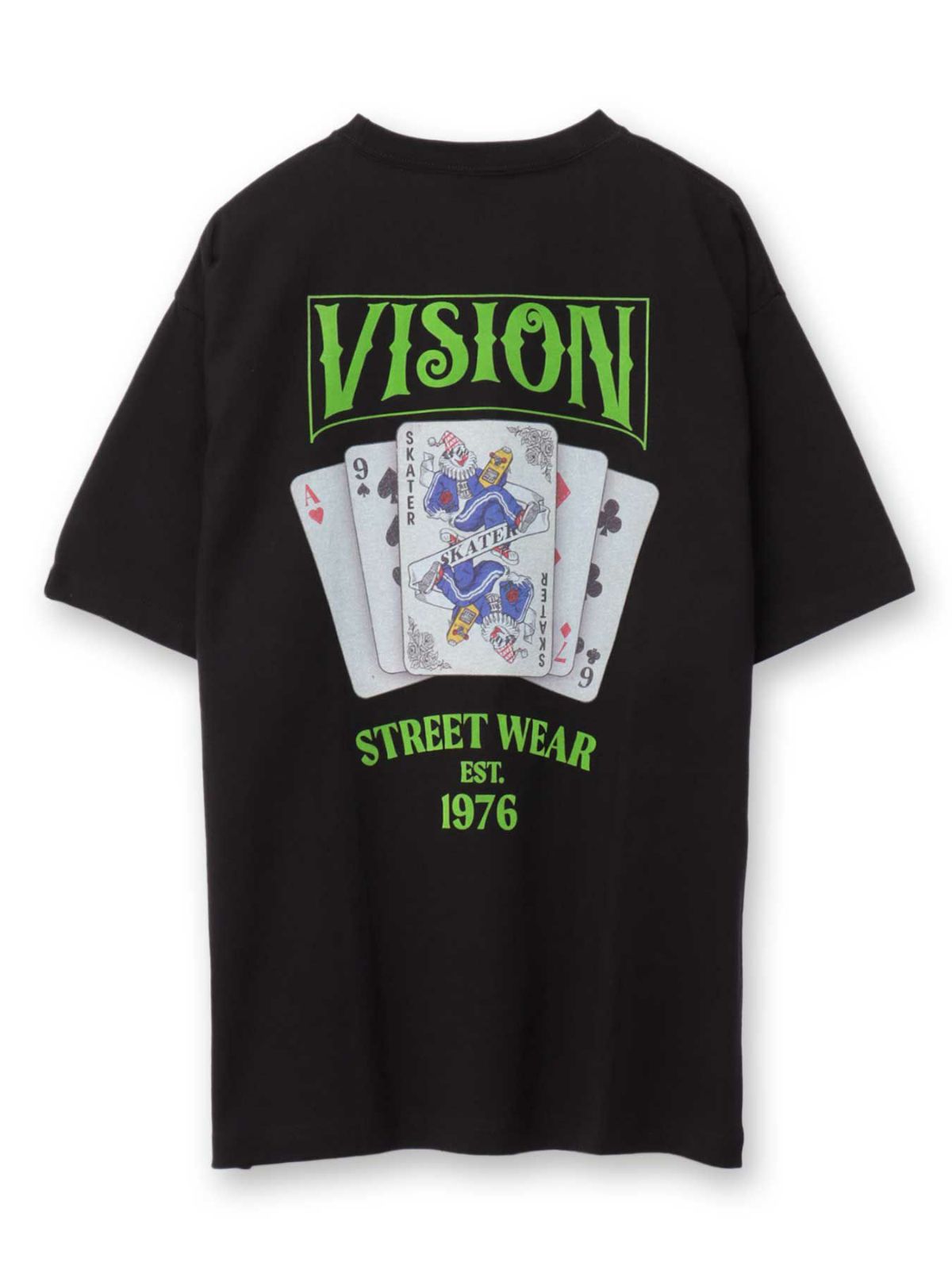 【VISION STREET WEAR】“Joker Skate”プリントTシャツ〔別注〕
