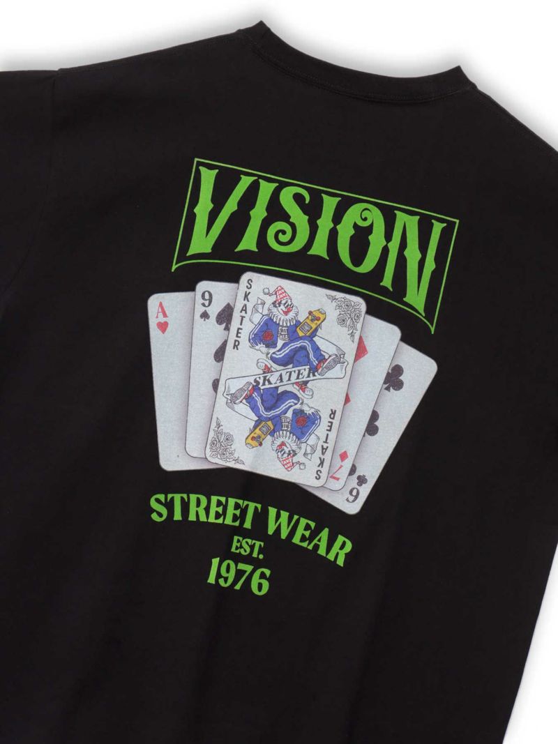 【VISION STREET WEAR】“Joker Skate”プリントTシャツ〔別注〕
