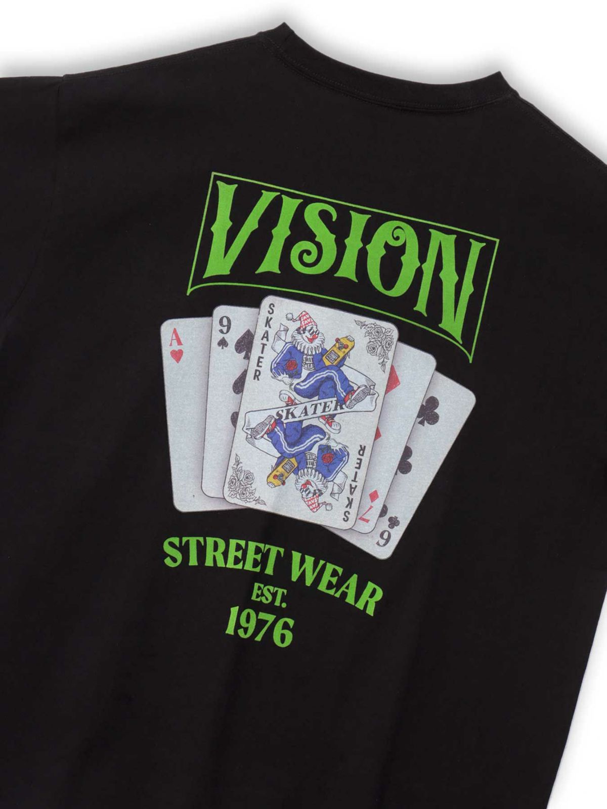 【VISION STREET WEAR】“Joker Skate”プリントTシャツ〔別注〕