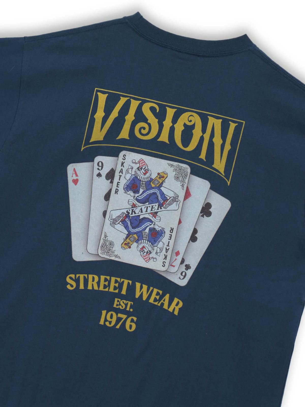 【VISION STREET WEAR】“Joker Skate”プリントTシャツ〔別注〕