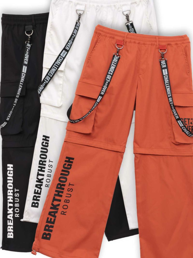 【SUGGESTION】サスペンダー付き 2WAYワイドカーゴパンツ〔別注〕