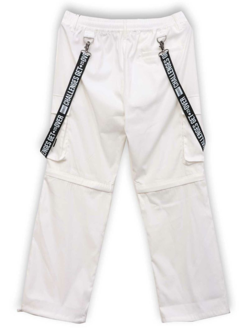 【SUGGESTION】サスペンダー付き 2WAYワイドカーゴパンツ〔別注〕