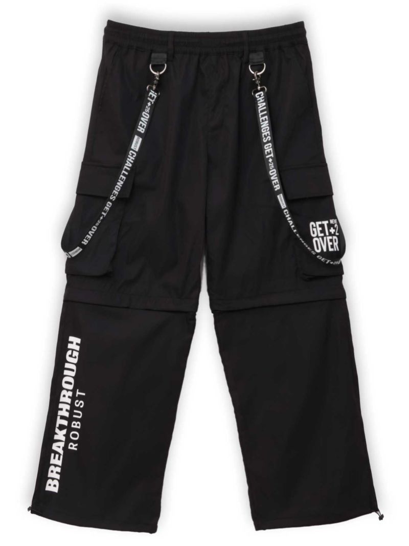 【SUGGESTION】サスペンダー付き 2WAYワイドカーゴパンツ〔別注〕