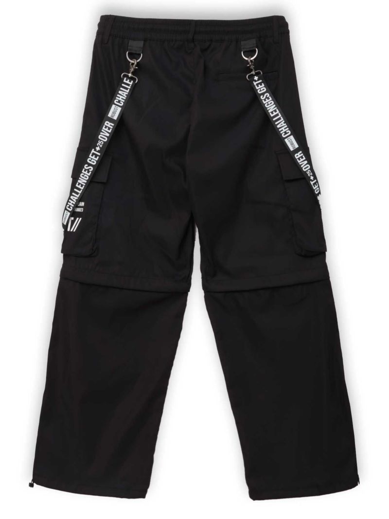 【SUGGESTION】サスペンダー付き 2WAYワイドカーゴパンツ〔別注〕