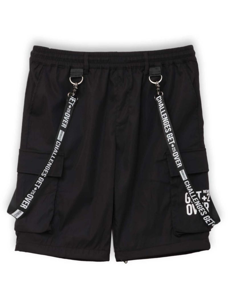 【SUGGESTION】サスペンダー付き 2WAYワイドカーゴパンツ〔別注〕