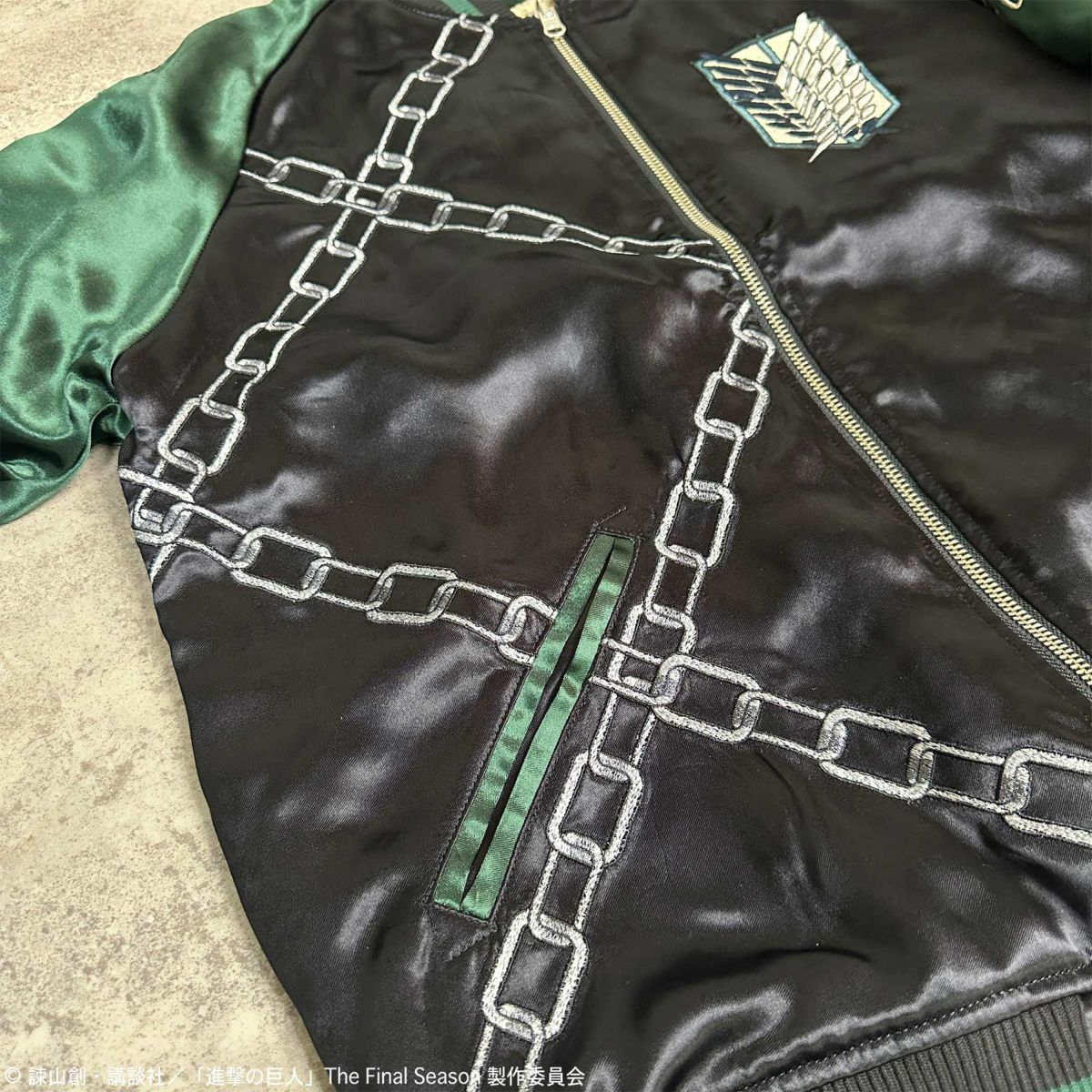 【進撃の巨人×絡繰魂】リヴァイ リバーシブルスカジャン