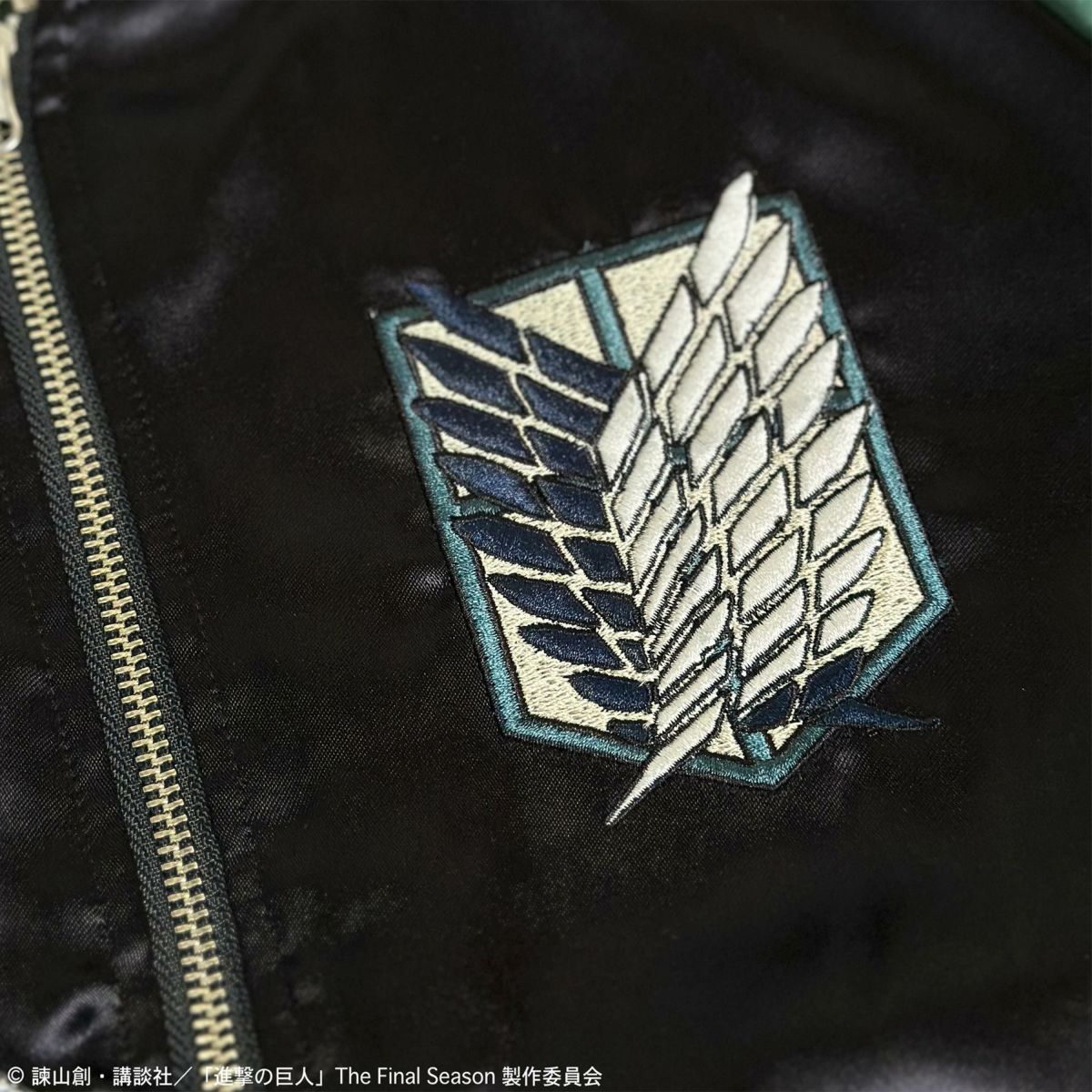 【進撃の巨人×絡繰魂】リヴァイ リバーシブルスカジャン