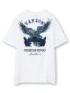【VANSON】イーグル刺繍入りTシャツ〔別注〕