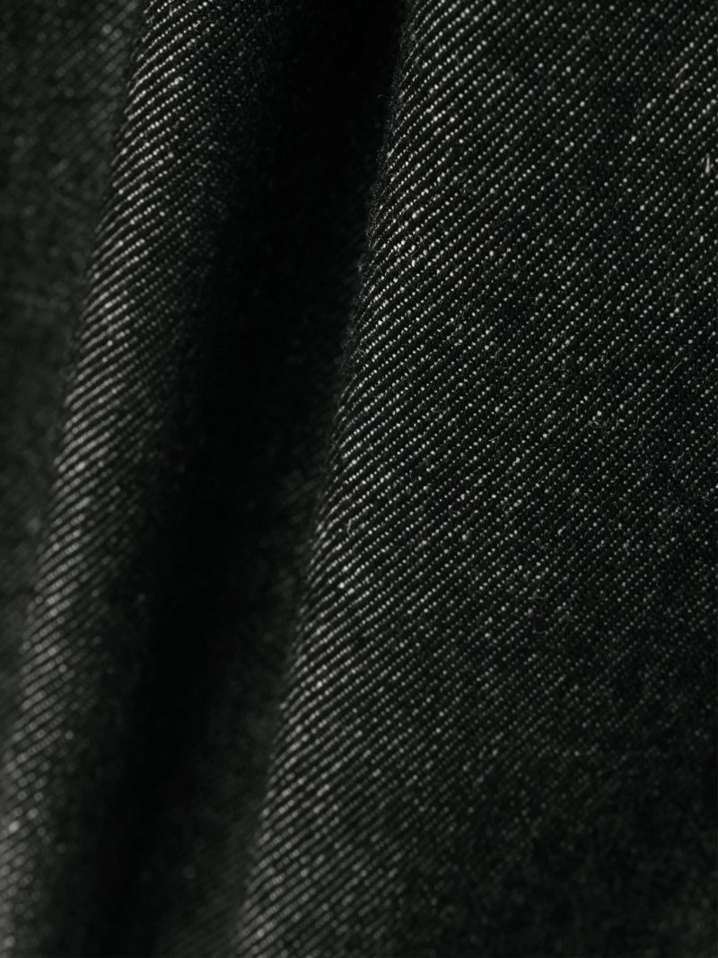 【PANDIESTA JAPAN】チェック切替ワイドデニムパンツ〔別注〕