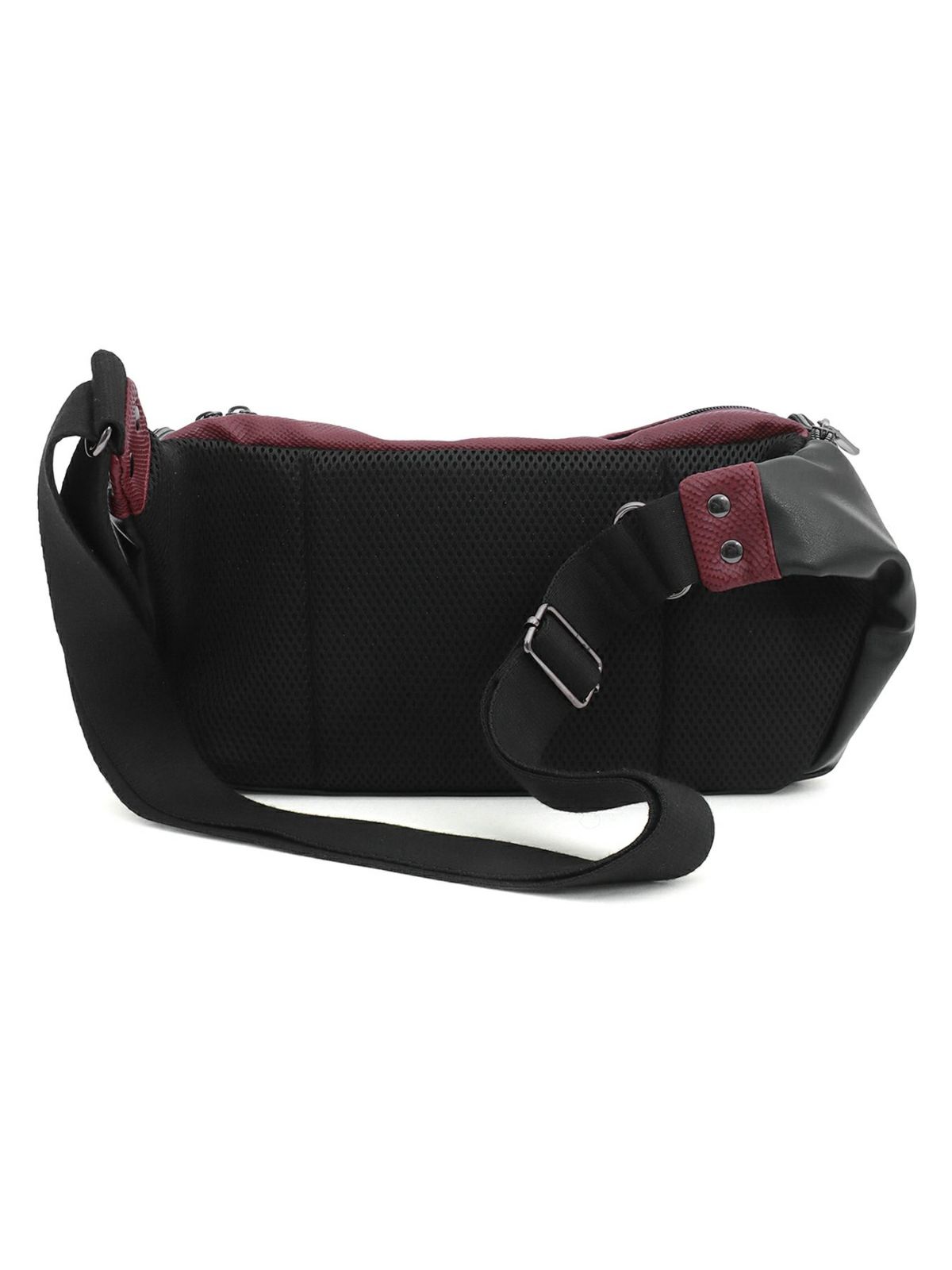 【雅結】桜流水刺繍入り横型ボディバッグ