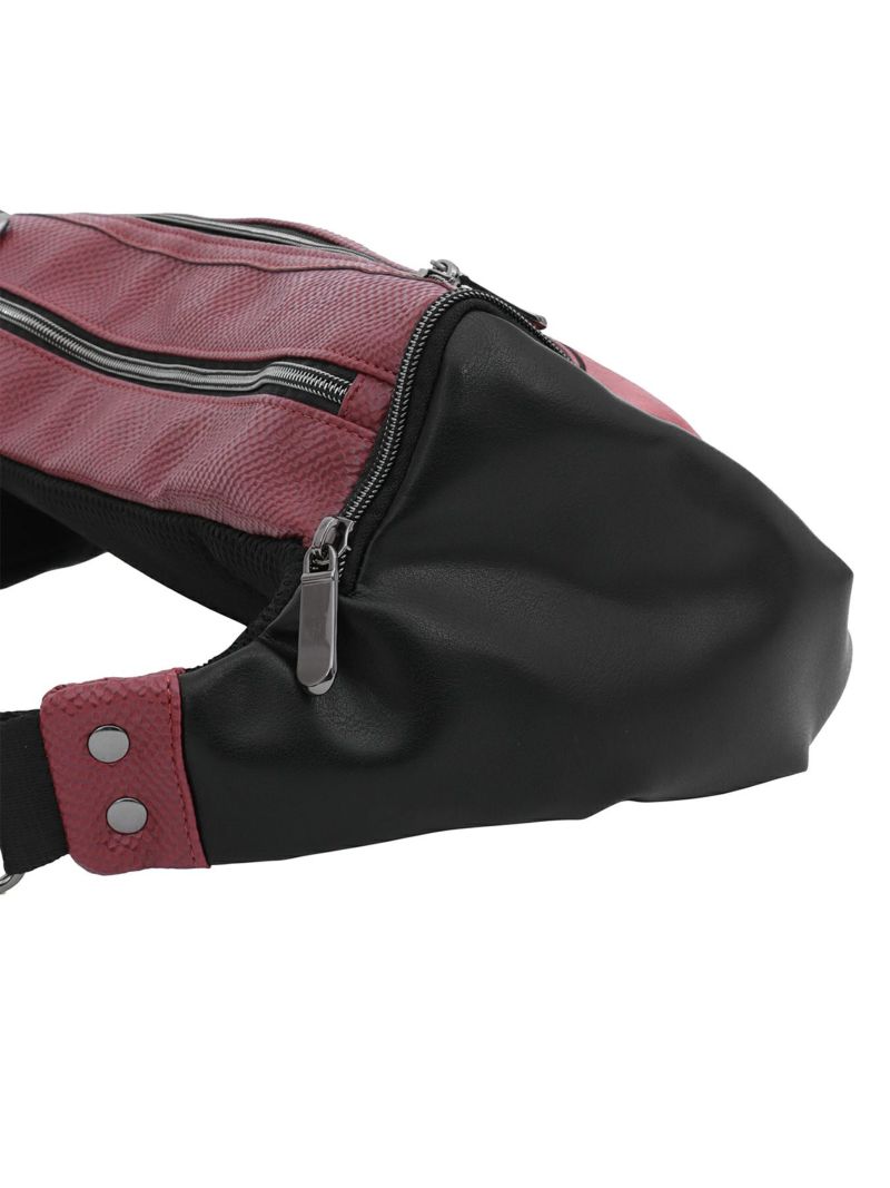 【雅結】桜流水刺繍入り横型ボディバッグ