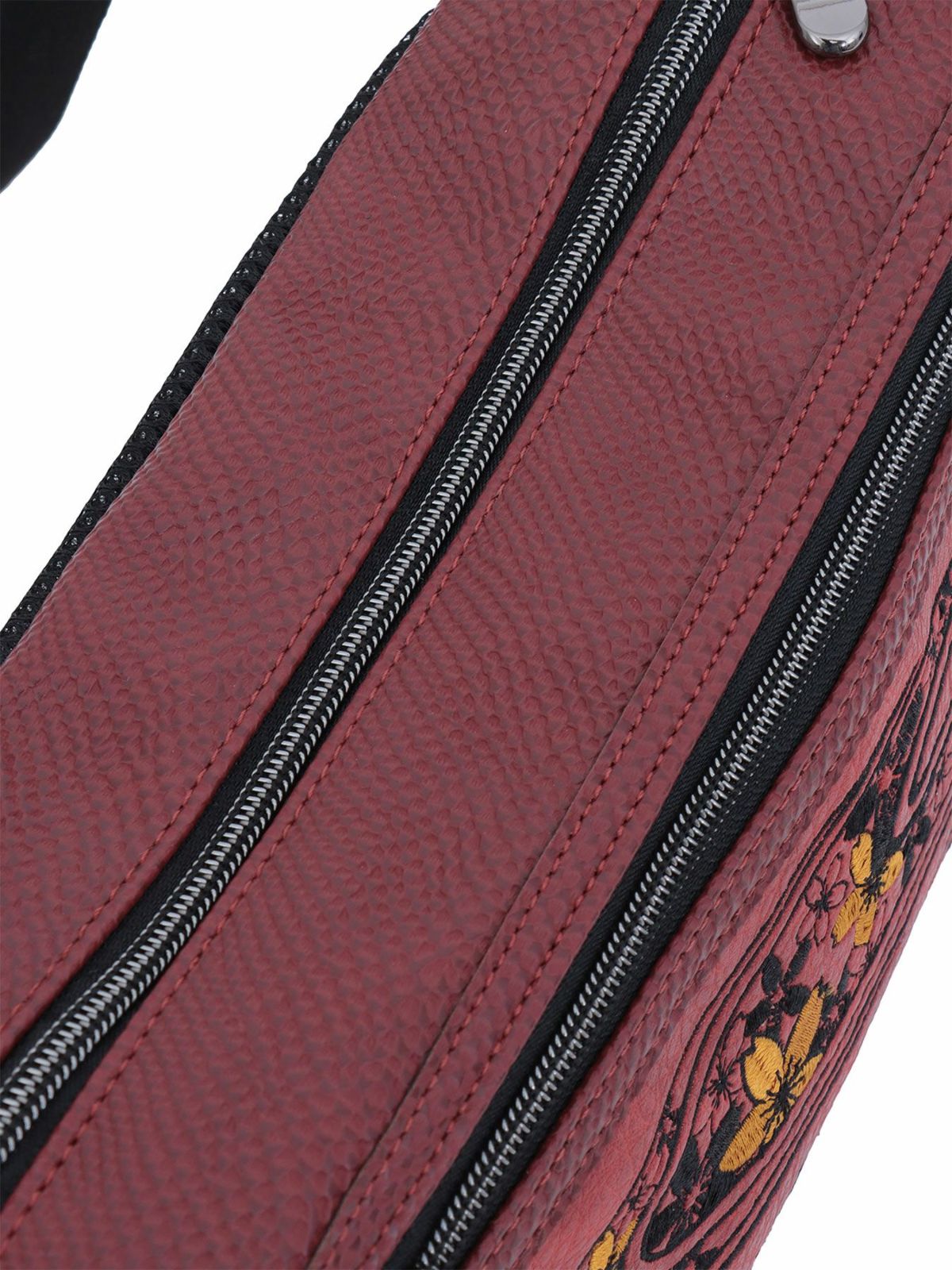 【雅結】桜流水刺繍入り横型ボディバッグ