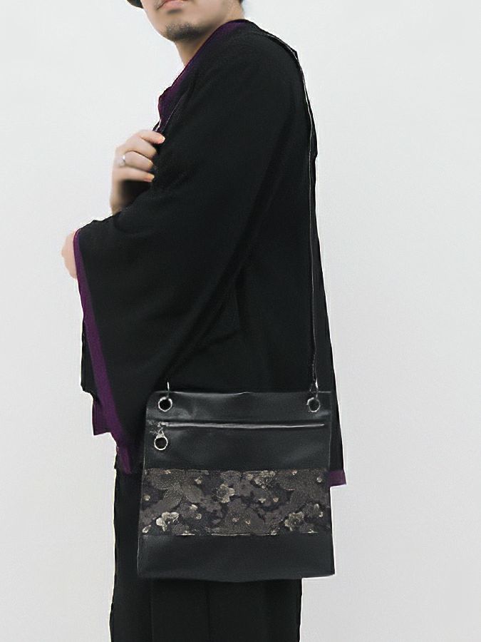 【雅結 -EN-】金襴切替 2WAYショルダーバッグ