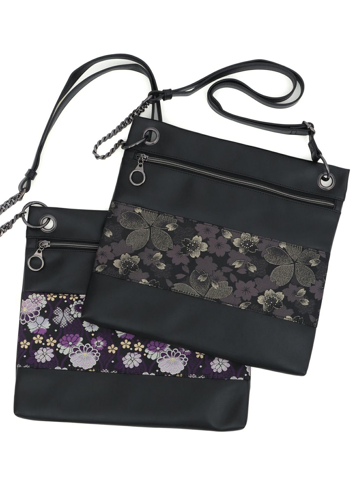 【雅結 -EN-】金襴切替 2WAYショルダーバッグ