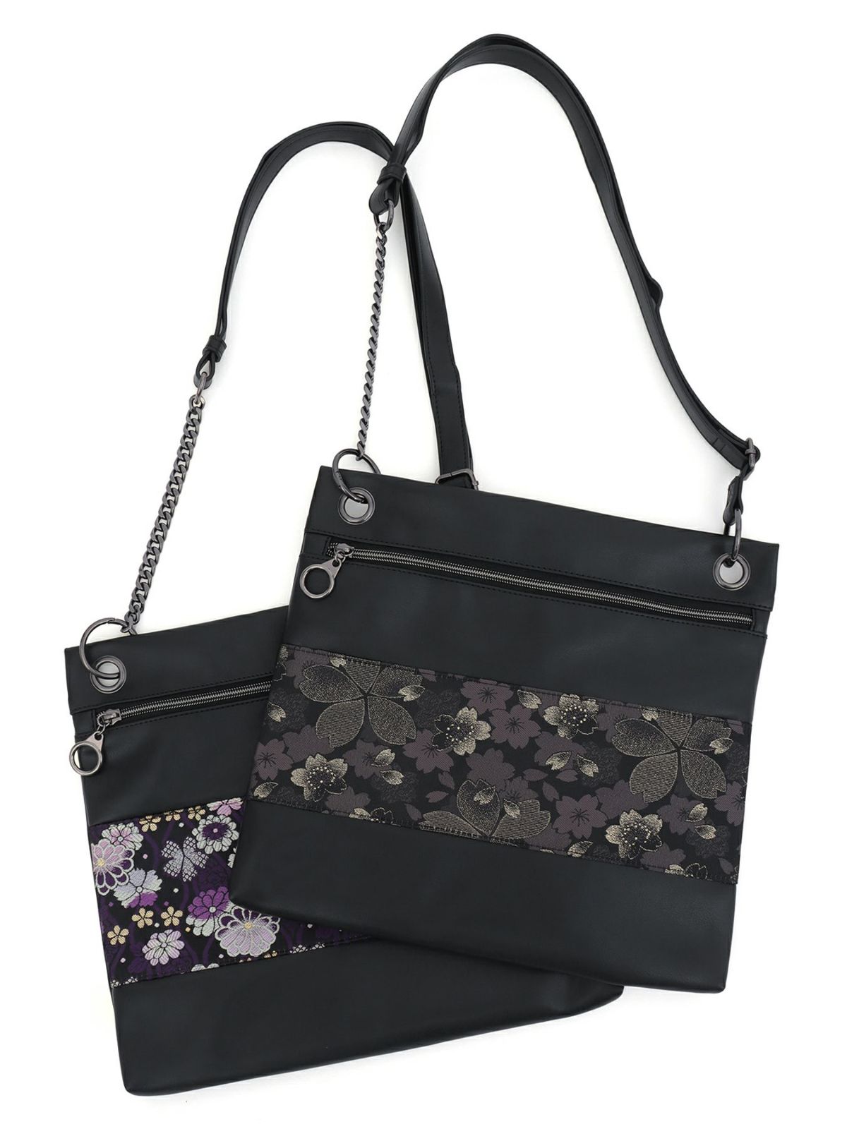 【雅結 -EN-】金襴切替 2WAYショルダーバッグ