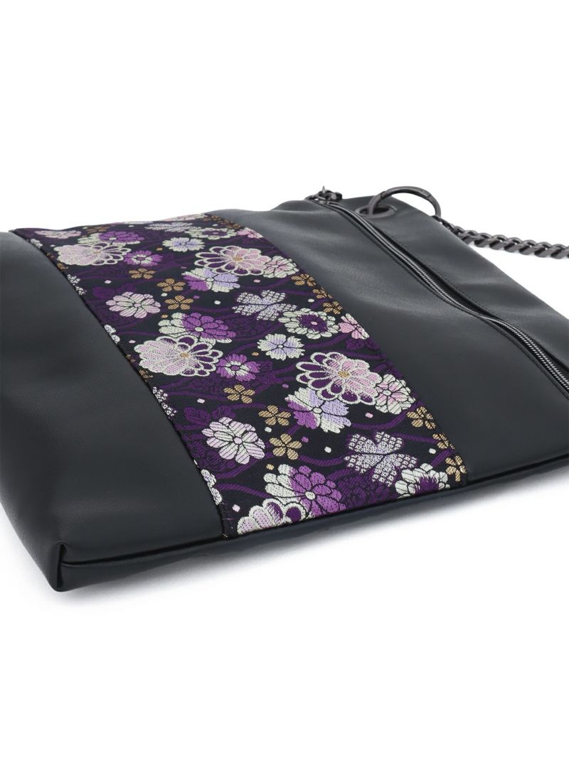 【雅結 -EN-】金襴切替 2WAYショルダーバッグ