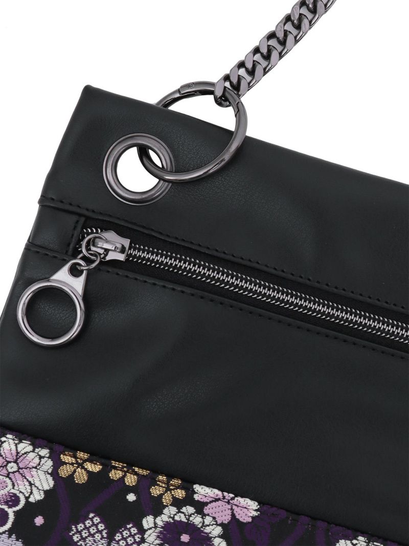 【雅結 -EN-】金襴切替 2WAYショルダーバッグ