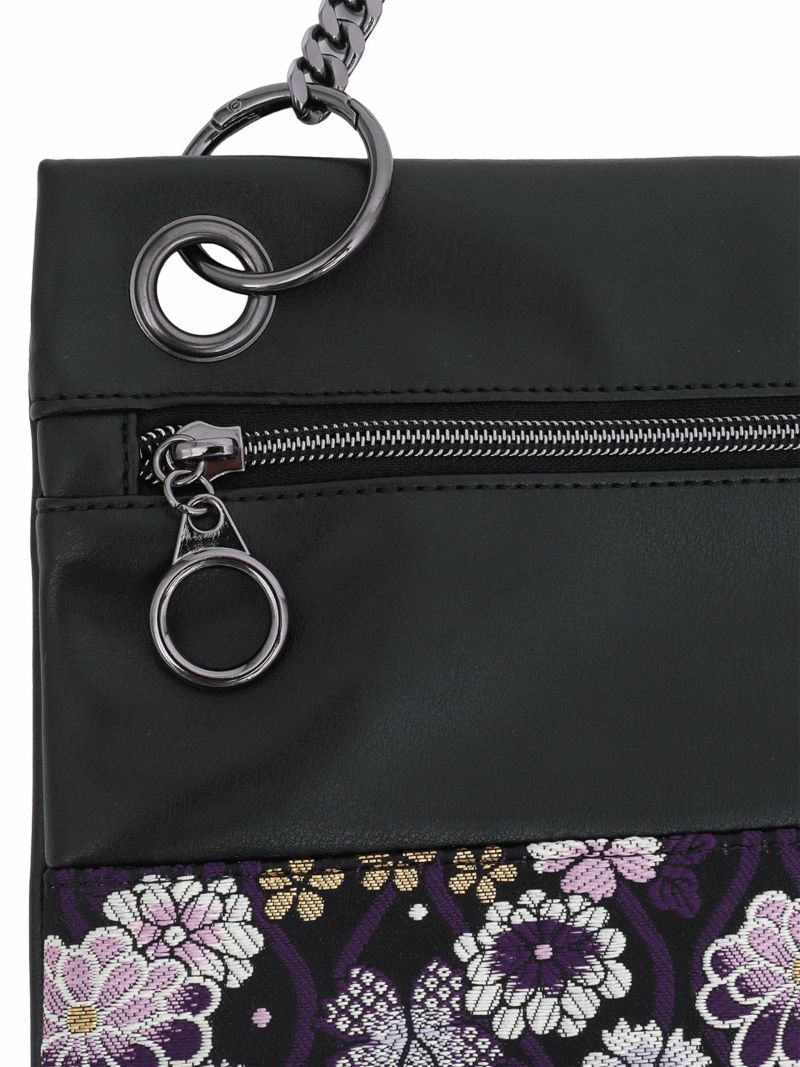 【雅結 -EN-】金襴切替 2WAYショルダーバッグ