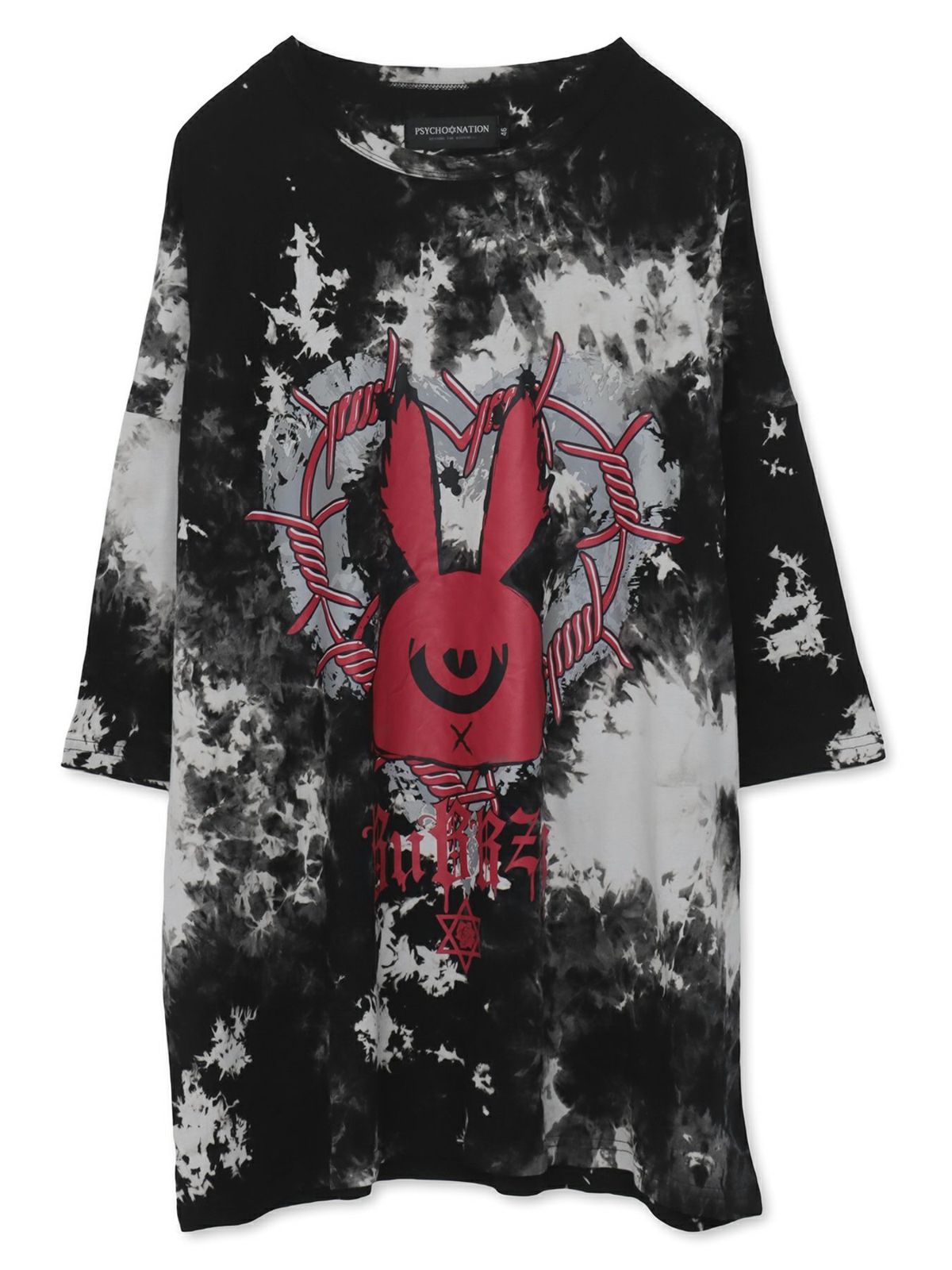 【BuBBzu×PSYCHO NATION】メッシュアンサンブルTシャツ