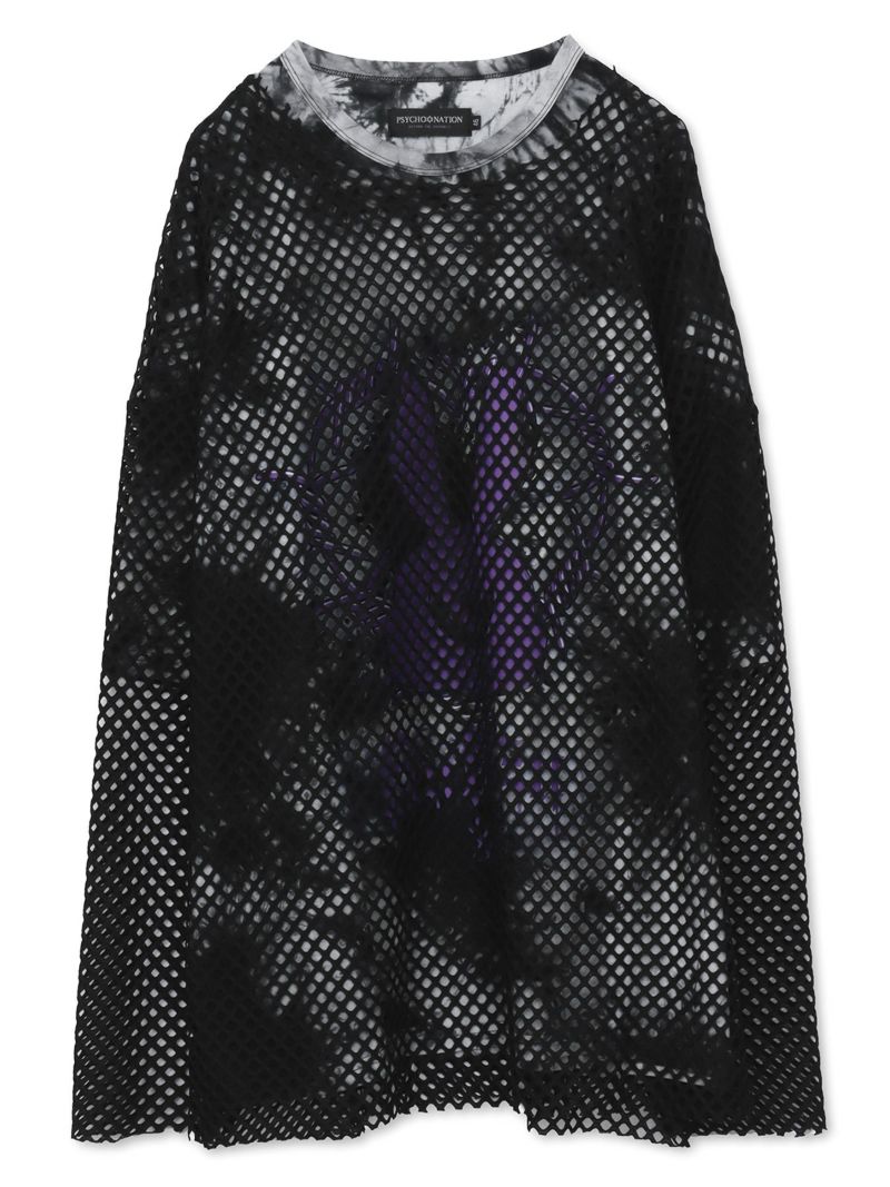 【BuBBzu×PSYCHO NATION】メッシュアンサンブルTシャツ