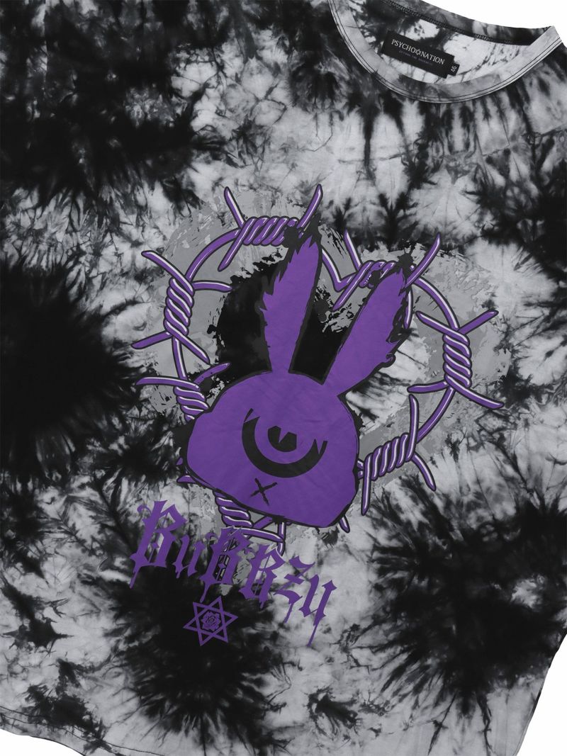 【BuBBzu×PSYCHO NATION】メッシュアンサンブルTシャツ