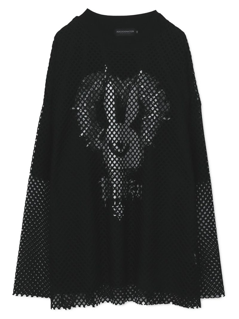 【BuBBzu×PSYCHO NATION】メッシュアンサンブルTシャツ