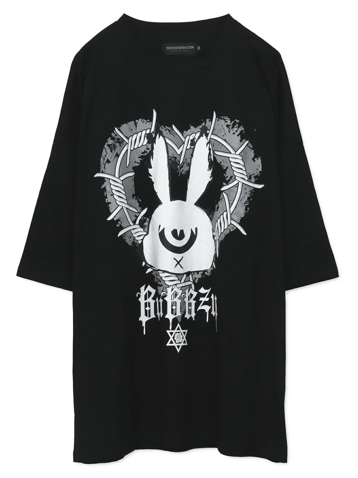 【BuBBzu×PSYCHO NATION】メッシュアンサンブルTシャツ