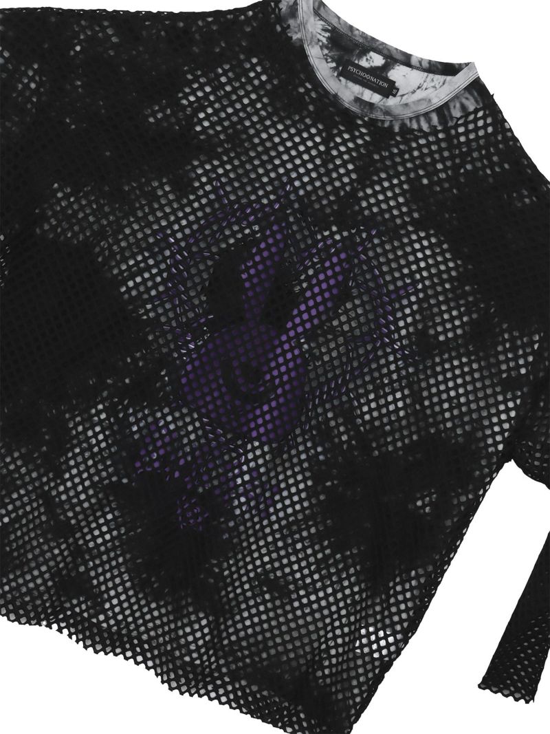 【BuBBzu×PSYCHO NATION】メッシュアンサンブルTシャツ