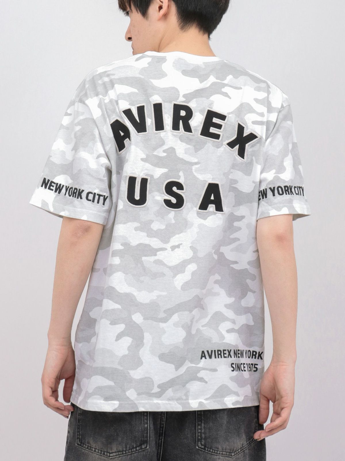 【AVIREX】EMBROIDERY LOGO T-SHIRT 〔LIMITED〕