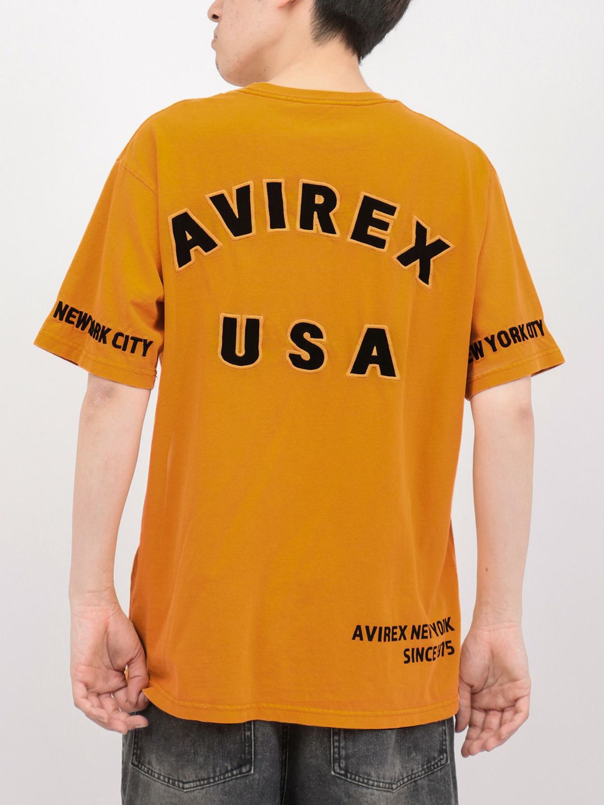 【AVIREX】EMBROIDERY LOGO T-SHIRT 〔LIMITED〕