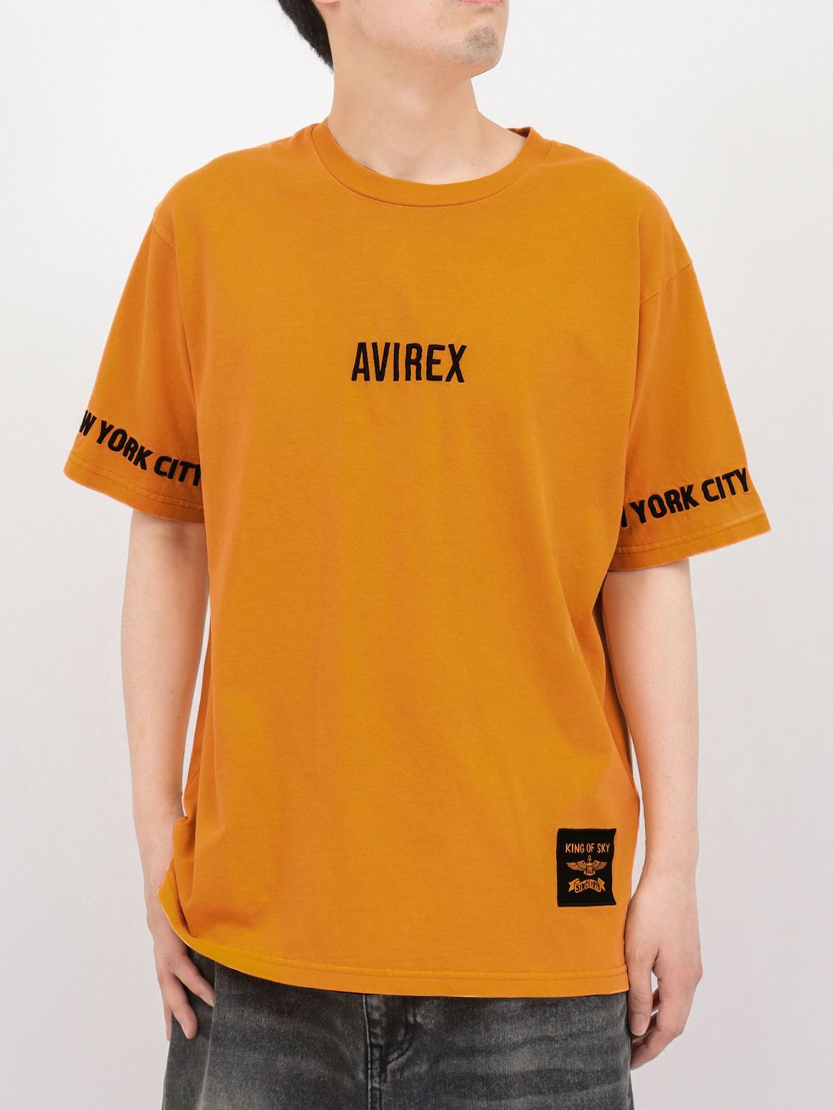 【AVIREX】EMBROIDERY LOGO T-SHIRT 〔LIMITED〕