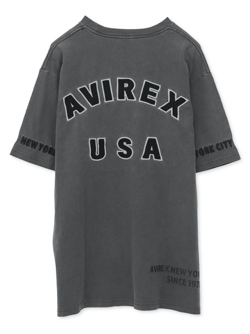 【AVIREX】EMBROIDERY LOGO T-SHIRT 〔LIMITED〕