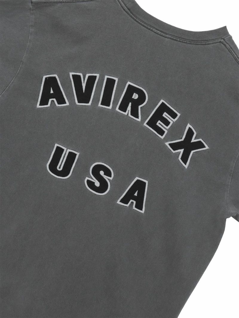 【AVIREX】EMBROIDERY LOGO T-SHIRT 〔LIMITED〕