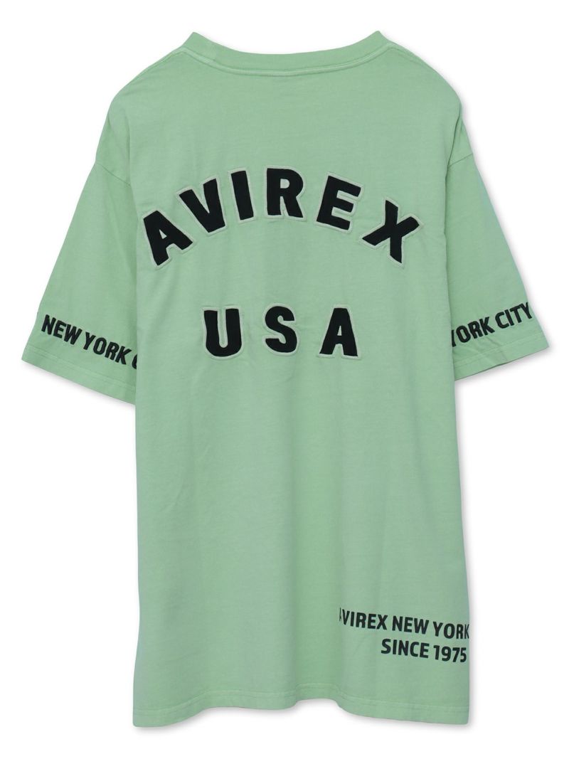 【AVIREX】EMBROIDERY LOGO T-SHIRT 〔LIMITED〕